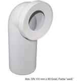 Sanit WC-Anschlussbogen 90 Grad DN100 weiß