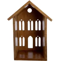 Gilde Dekoobjekt »Dekoobjekt Haus naturfarben H. 54 cm«, beige