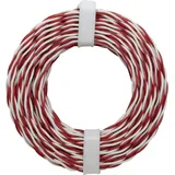 Donau Elektronik 205-10 Klingeldraht 2 x 0.2 mm2 Rot/Weiß 10m