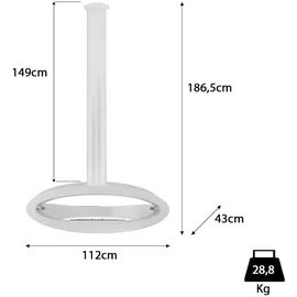 moritz Ethanol Kamin Weiß