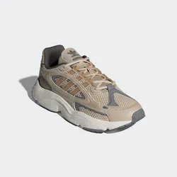 Sneaker ADIDAS ORIGINALS "OZMILLEN", Gr. 42,5, beige (aluminium, magic beige, grau three), Textil, Synthetik, sportlich, Schuhe