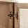 Beliani Rosell Badezimmerschrank 40 x 165 x 36 cm Hellbraun