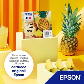 Epson 604XL Ananas schwarz + 604 Ananas CMY