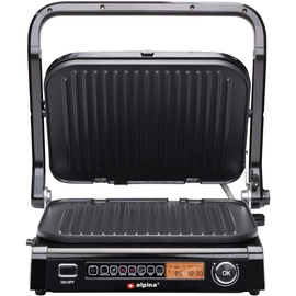 Alpina Contact Grill 230V SS 2100W, Toaster, Silber
