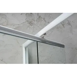 Aqualine Amico Dusch-Drehtür 104 x 185 cm Klarglas