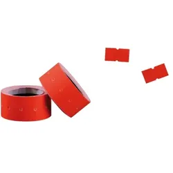 ratiotec Etiketten 21x12 orange fluoreszierend, gerade