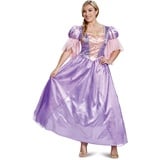 Disguise Damen Rapunzel Deluxe Erwachsene Klassisches Kostüm, violett - XL