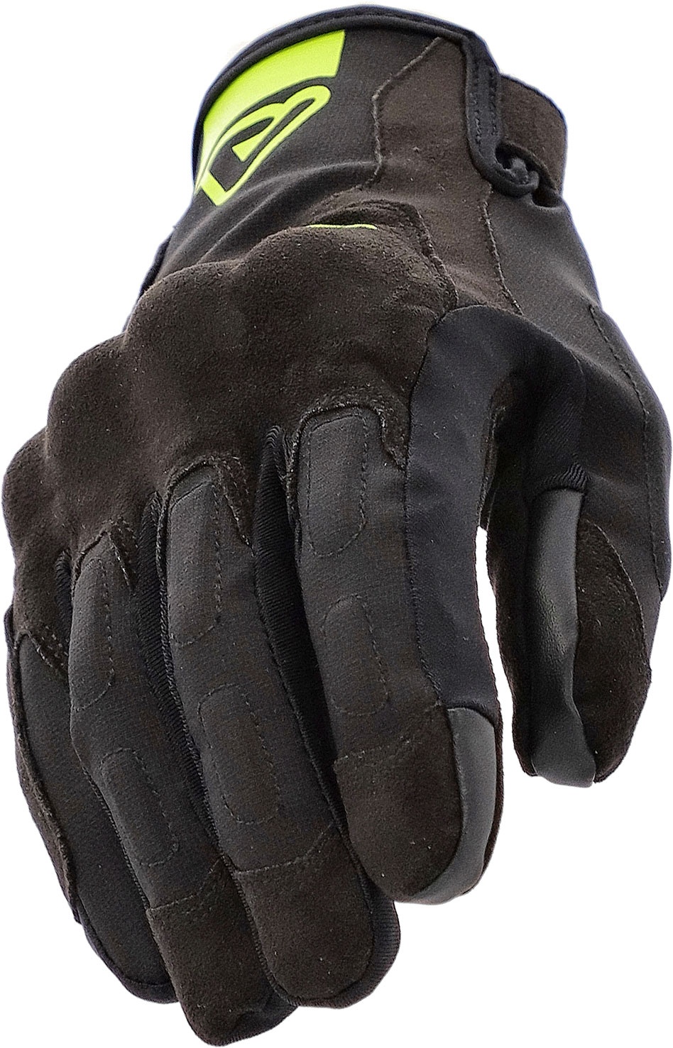 Acerbis Scrambler, gants - Noir/Jaune Néon - L