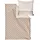 Bugatti Bettgarnitur Gestreift Beige 155 x 220 cm + 80 x 80 cm