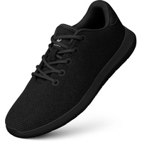 GIESSWEIN Merino Wool Knit Men - Atmungsaktive Herren Sneakers aus Merino Wool 3D Stretch, Sportliche Freizeitschuh, Barfuß- Schuhe - 42 EU