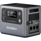 AFERIY P280 Tragbare Powerstation 2026 Neu, 2048Wh LiFePO4, 45Min 80% Schnellladung, 2800W Reine Sinuswelle 230V, 13 Ausgänge, Erweiterbar auf 4096Wh, Solar Generator für Camping/Home-Office