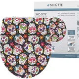 Schütte WC-Sitz Crazy Skull Duroplast mit Absenkautomatik & Schnellverschluss