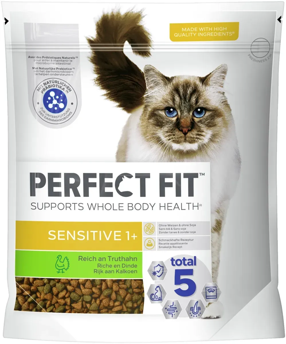 Perfect Fit Sensitive 1+ Reich an Truthahn 1,4 Kilogramm Katzentrockenfutter