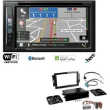 Pioneer Autoradio Navi WiFi Apple CarPlay für Jeep Commander, Compass 2006-2010