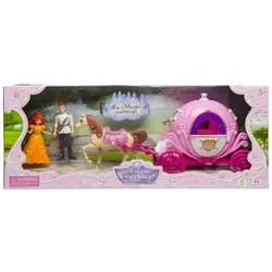 Märchen Kutsche mit 2 Figuren