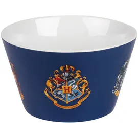 UNITED LABELS Harry Potter Müslischale 5 Wappen Hogwarts Blau 500 ml