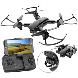 Simulus Faltbarer WiFi-FPV-Quadrocopter mit HD Kamera