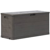 furnicato Gartenbox Garten-Aufbewahrungsbox 280 L Braun (1 St) braun