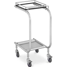 Uniprodo Müllsackständer Silbern 4 St.