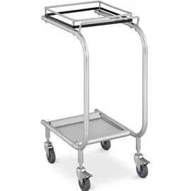Uniprodo Müllsackständer Silbern 4 St.