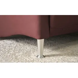 Wohnwert Einzelcouch Leder 1-Sitzer Braun