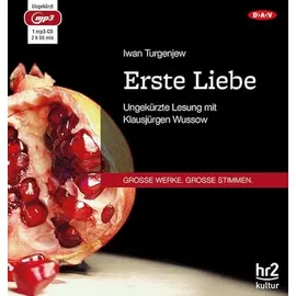 Der Audio Verlag Erste Liebe: Ungekürzte Lesung mit Klausjürgen Wussow (1 mp3-CD)