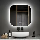 EMKE Emke, Spiegel, mit Beleuchtung 60*60cm,Beschlagfrei, 3 Farbtemperaturen(3000K-6500K) und dimmbaren 60 x 60 cm