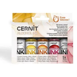 Cernit Set Alkoholtinten warme Farben 20ml
