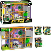 Funko Teenage Mutant Ninja Turtles Sewer Home Bitty Box Playset mit 2 Mini-Figuren 2,2 cm