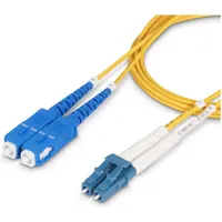 Startech StarTech.com 5m OS2 LWL Patchkabel LC zu SC (UPC) Singlemode Duplex, 9/125μm, 100g, Biegeunempfindlich, Low Insertion Loss, Lszh Glasfaserkabel Lc Auf Sc