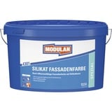 MODULAN 4301 Silikat Fassadenfarbe Mineralfarbe außen weiß 12,5 l