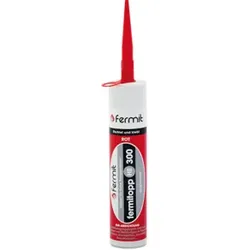 FERMITOPP HE 300, Kartusche a 310 ml Hochtemperatur-Silikon-Dichtstoff, schwarz