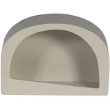 Woood Wandregal Noam 24 x 35 x 15 cm Grau