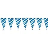 amscan® Wimpelkette Bayern 400 x 26 cm Blau/Weiß