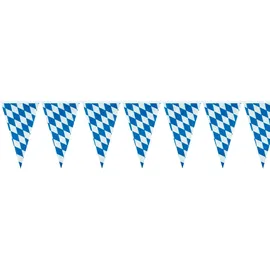 amscan® Wimpelkette Bayern 400 x 26 cm Blau/Weiß