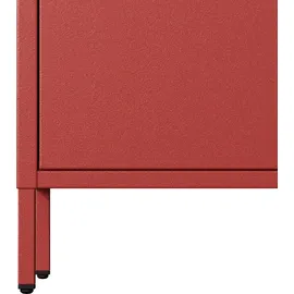 Jan Nowak Kommode Vito 80 x 101,5 x 40 cm Rot