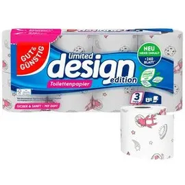 Gut&Günstig Toilettenpapier 3-lagig 8 Rollen