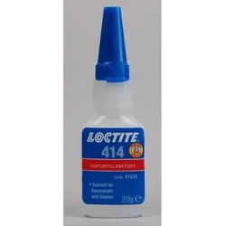 414 Universal-Sofortklebstoff farblos, niedrigviskos, 20gr Flasche - farblos/transparent