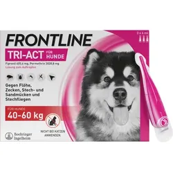 Frontline Tri-Act Spot On Lösung für Hunde 6 Stück XL: 40 - 60 kg