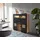 Innostyle Highboard Sonate 120 x 128 x 37 cm Schwarz