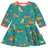 Toby Tiger Skater Kleid mit Raubkatzen Print in grün | Gr.: 86