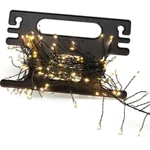 konstsmide christmas LED Lichterkette Micro Büschel 4 m Bernsteinfarben Grün