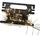konstsmide christmas LED Lichterkette Micro Büschel 4 m Bernsteinfarben Grün