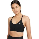 Nike Damen W Nk Df Indy V-Neck Bra, Black/Black/Black/White, XS