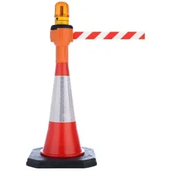 Blinklichtaufsatz gelb leuchtend für Aufsatz 9m