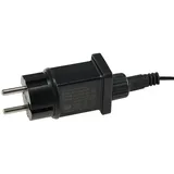 ChiliTec LED Lichterkette Aussen 20 Meter mit 20 LEDs Schwarzes Kabel Spritzwassergeschützt IP44