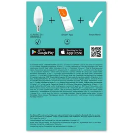 LEDVANCE LED Leuchtmittel Smart+ BT Candle 40 E 14 - 5W