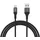 DUDAO USB-A auf USB-C 1,2 m Schwarz