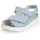 VITAFORM Samtziege Damen Hellblau 38