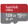 SanDisk Ultra 128 GB microSDXC UHS-I-Karte für Chromebook mit SD-Adapter (Für Smartphones und Tablets, A1, microSD (SDSQUAC-GN6MA)